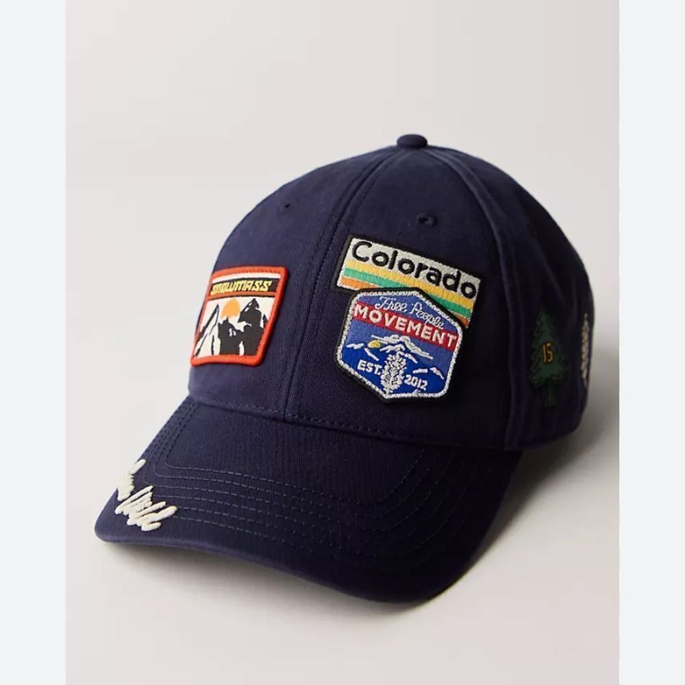 AMERICAN NEEDLE 
Mountain Made Baseball Cap - Navy by Free People Moveme…
